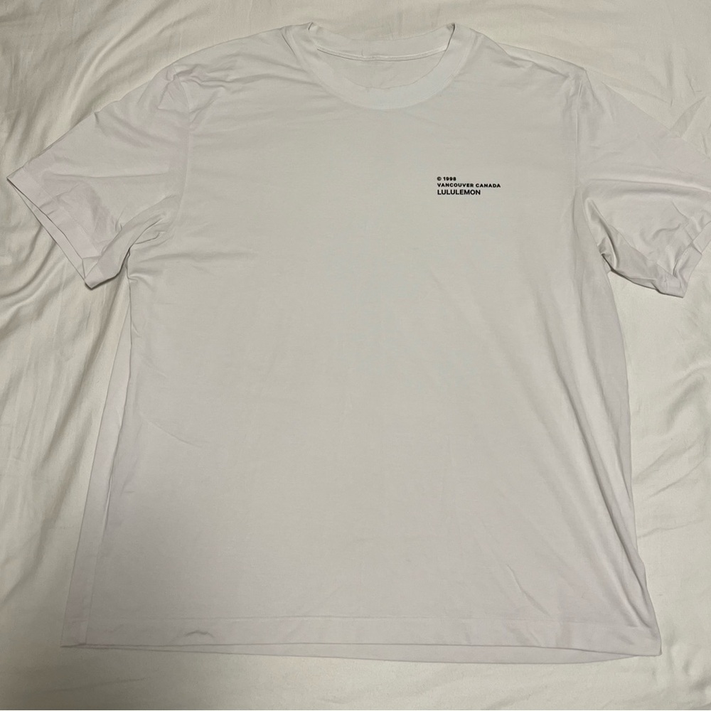 lululemon athletic Men's White Fundamental T-Shirt